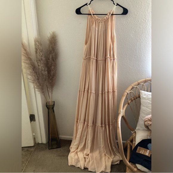 $600 Derek Lam Tan Maxi Dress - Picture 8 of 12